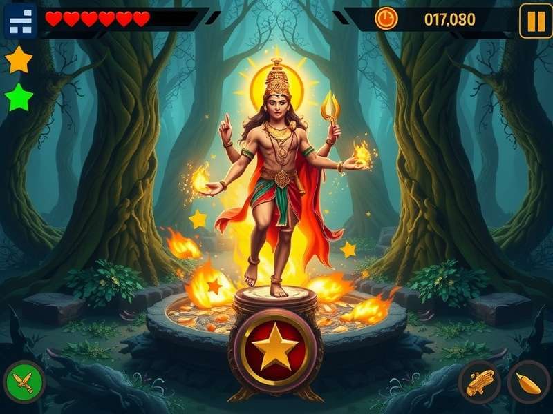 Mystic Durga S Adventure character progression interface